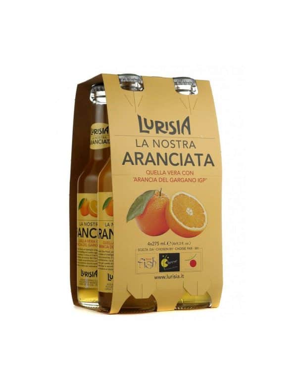 Aranciata "slow food", Lurisia 4x275 ml